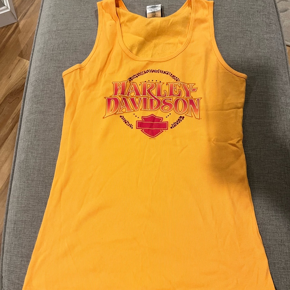 Harley-Davidson Orange Tank Top